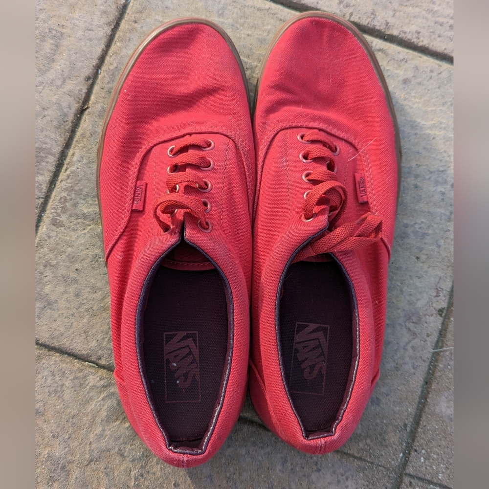 Red vans Sz 11.5